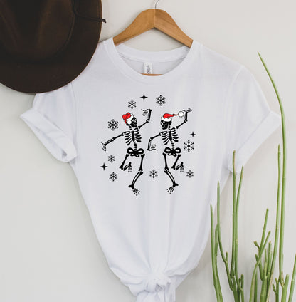 Christmas Skeletons Graphic Tee