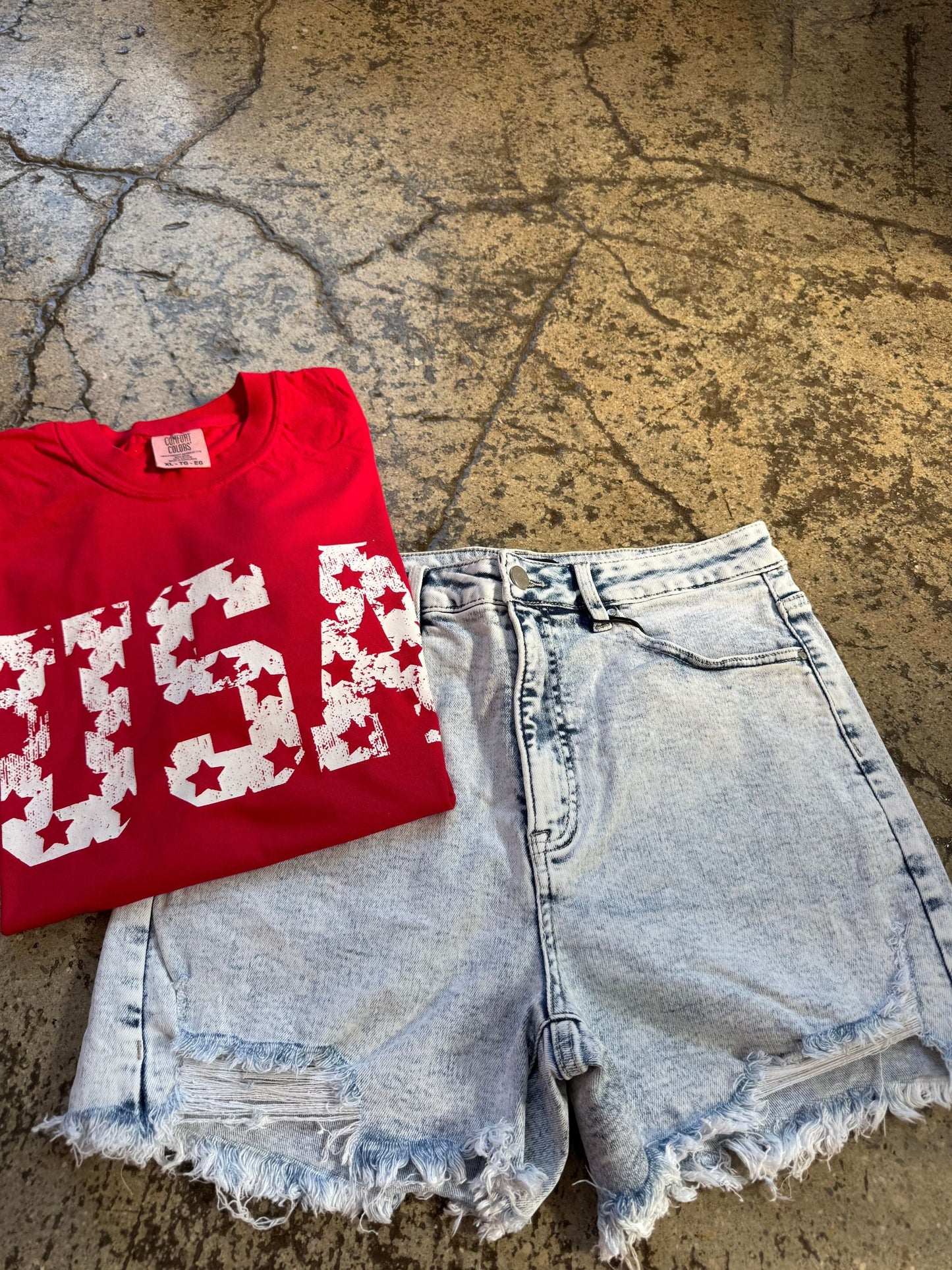 All American Shorts Bundle (1 Willow Short + 1 Graphic Tee)