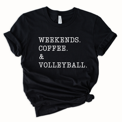 Coffee & Volleyball Graphic Tee
