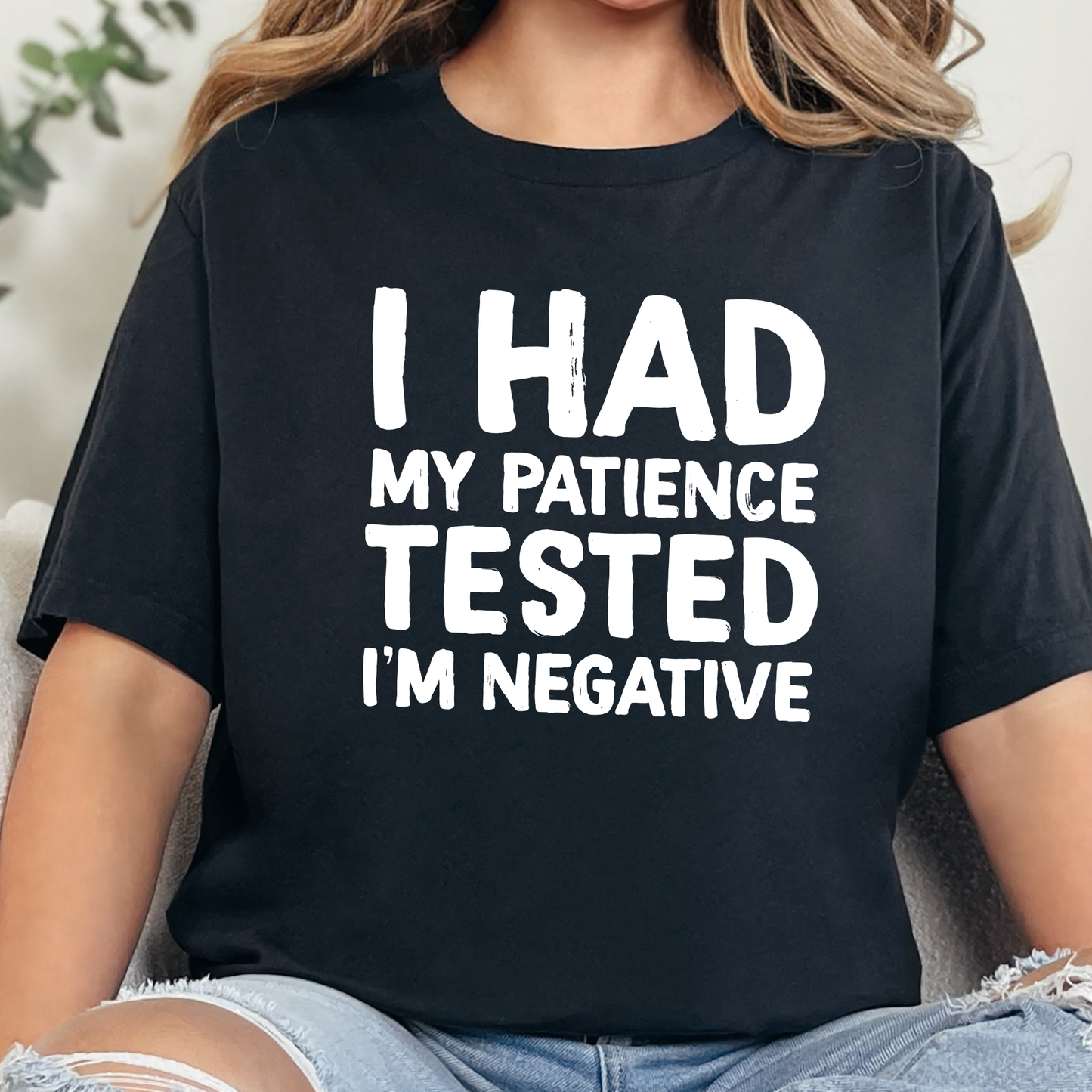 Patience is Negative Graphic Tee