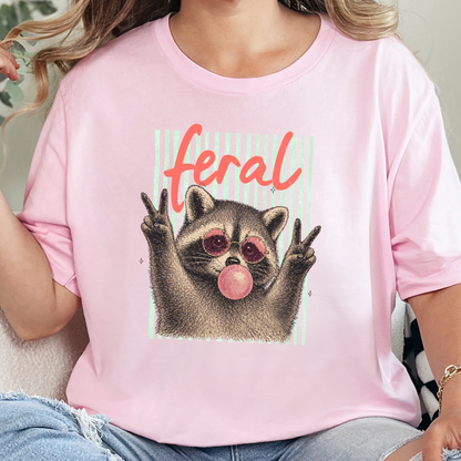 Feral Raccoon Graphic Tee
