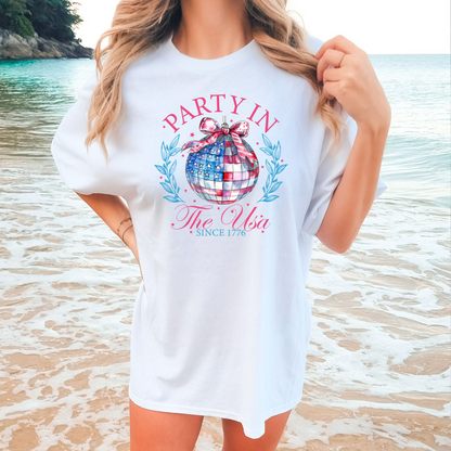 Party in the USA Coquette Graphic Tee