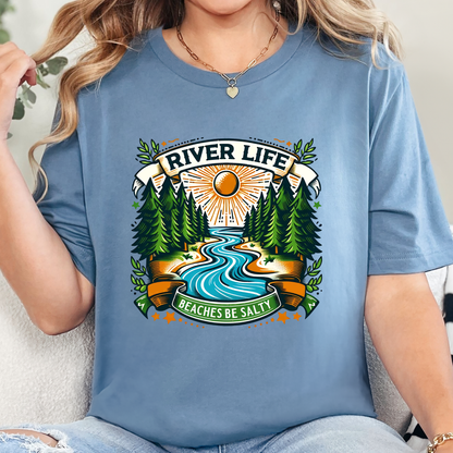 River Life Beaches Be Salty Graphic Tee