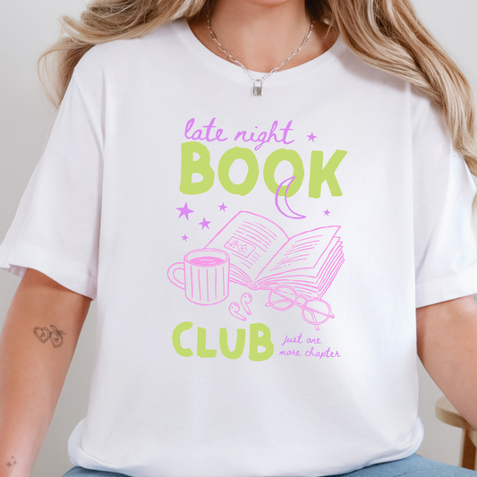 Late Night Book Club Graphic Tee