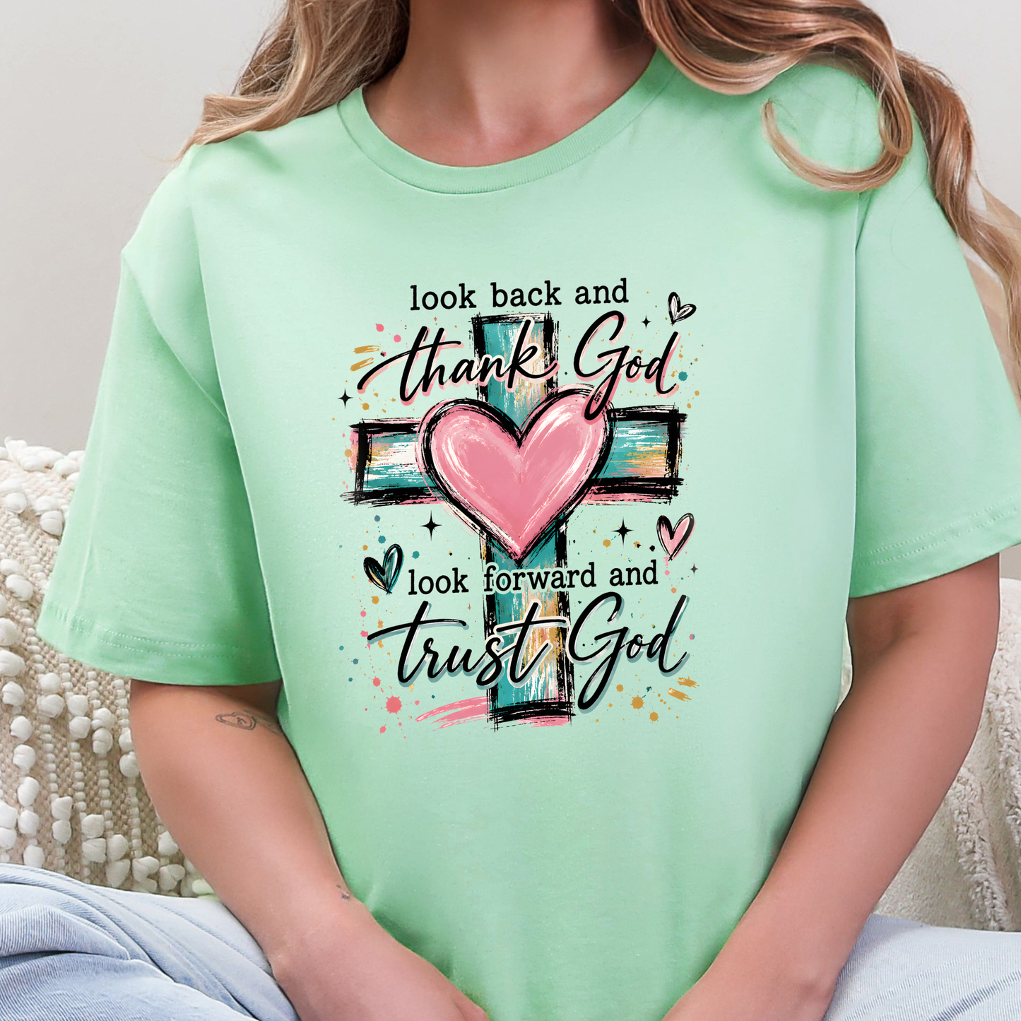 Thank God and Trust God Graphic Tee