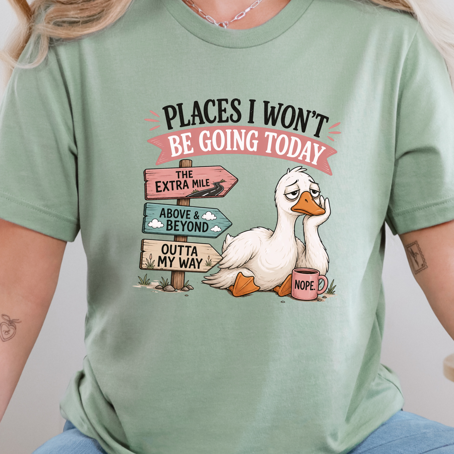 Lazy Tired Goose Graphic Tee