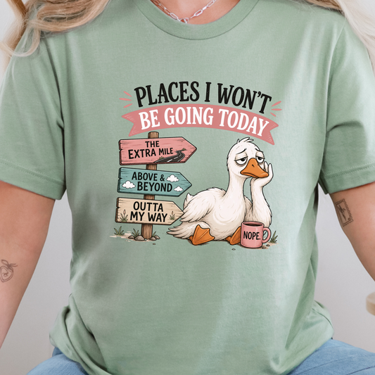 Lazy Tired Goose Graphic Tee
