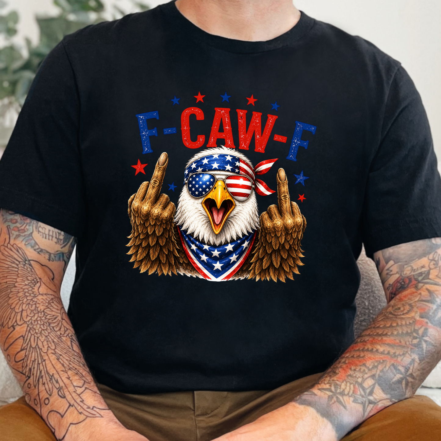 F Caw F Eagle Graphic Tee