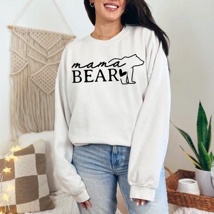 Mama Bear Silhouette Graphic Tee or Sweatshirt