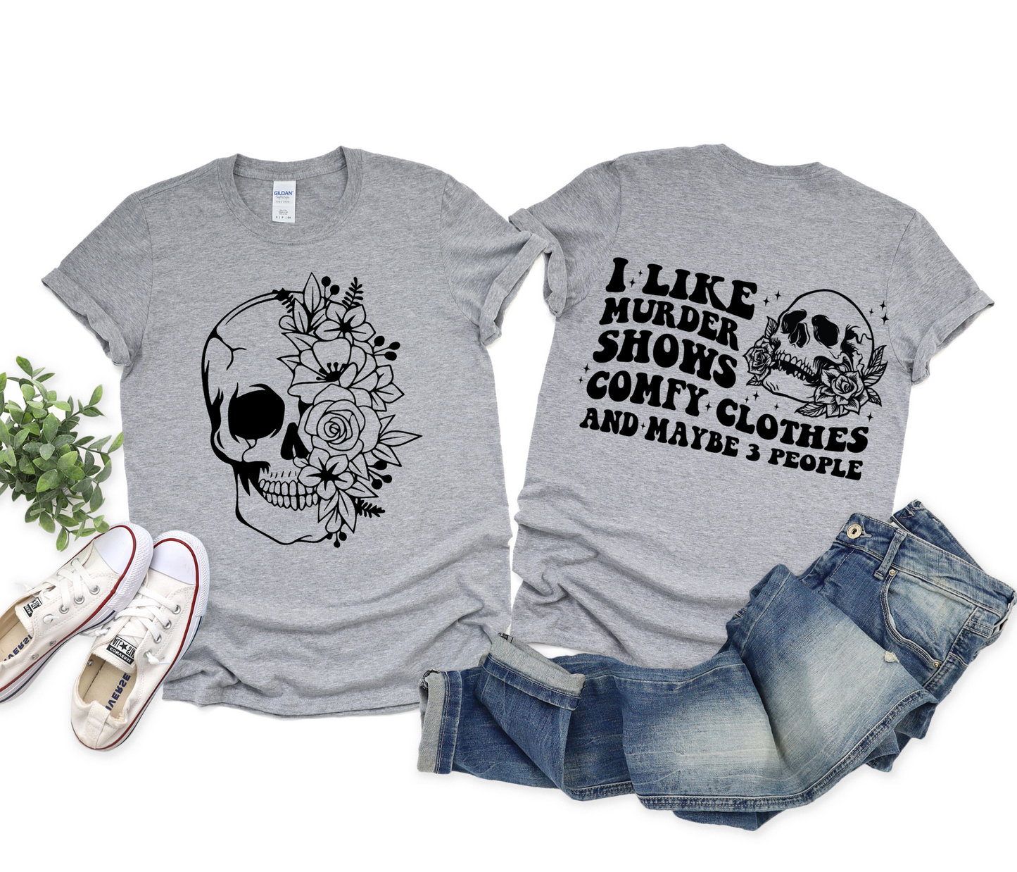 And maybe 3 people Graphic Tee