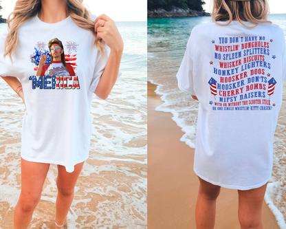 Merica Fireworks Graphic Tee