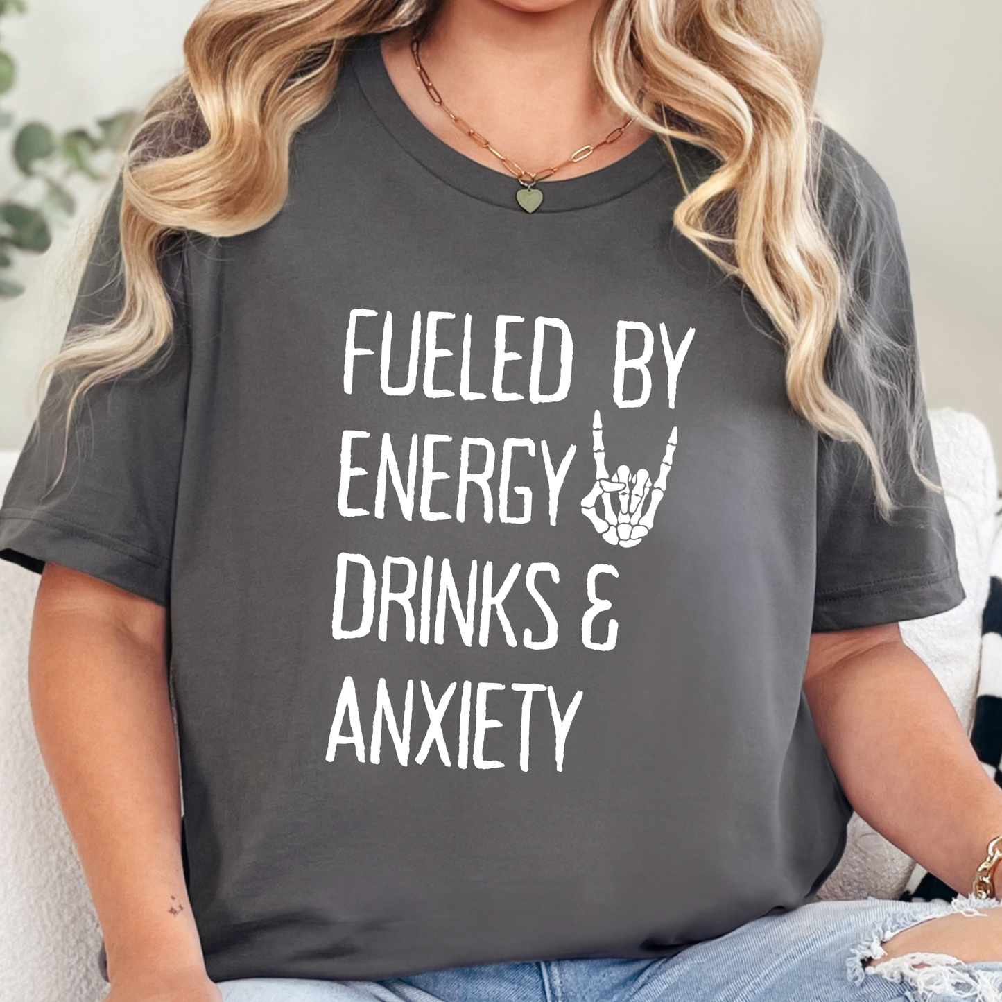 Fueled By Energy Drinks Graphic Tee