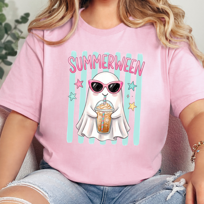 Preppy Summerween Ghost Graphic Tee