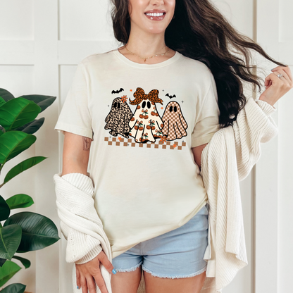 Preppy Halloween Ghosts Graphic Tee or Sweatshirt