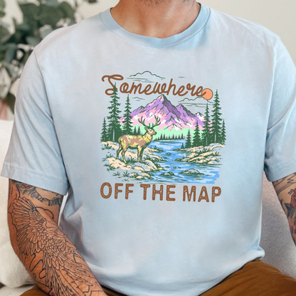 Somewhere Off The Map Graphic Tee