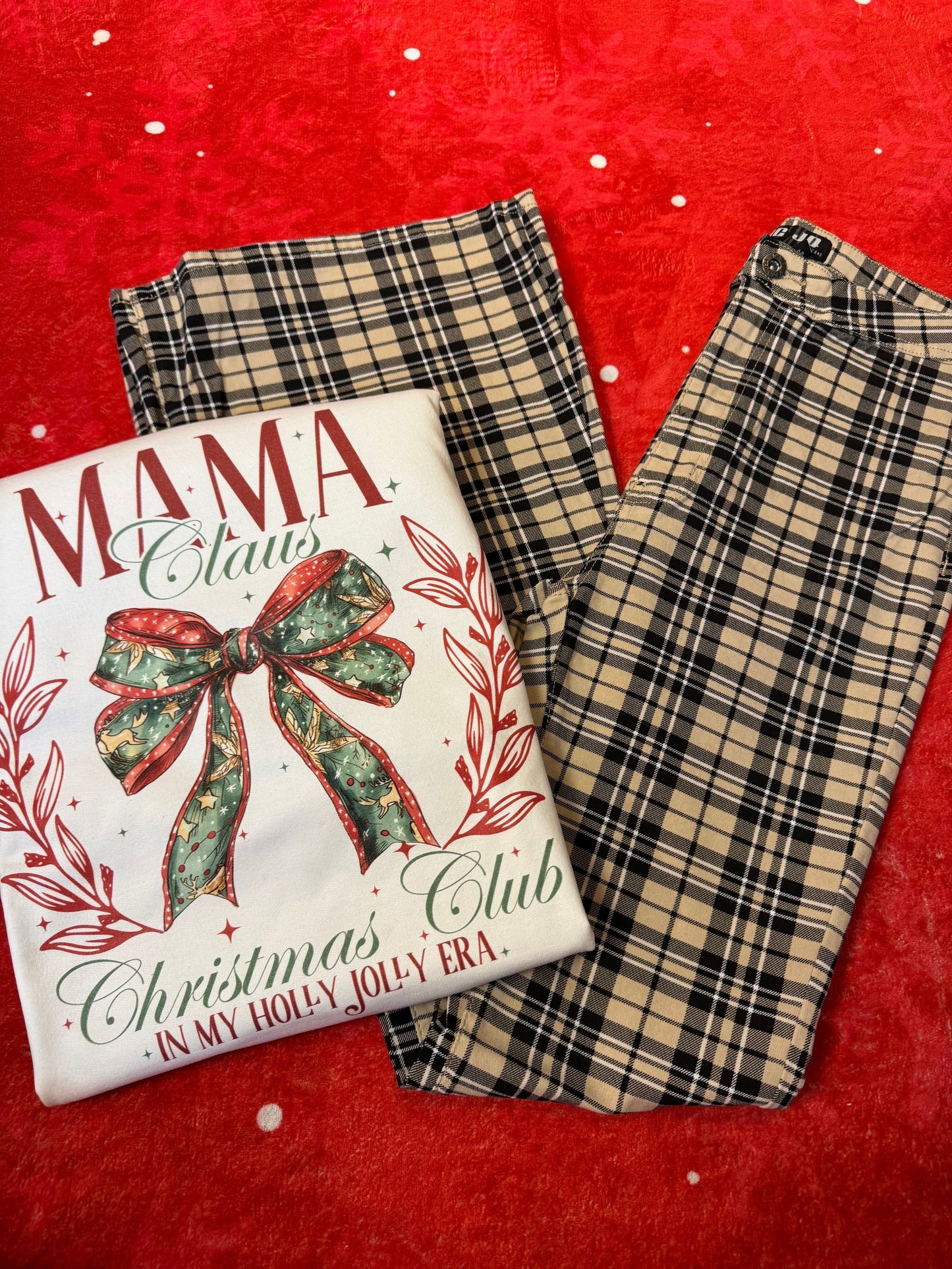 North Pole Mom Flare Bundle - (1 Fiona Flare + 1 North Pole Mom Crewneck)