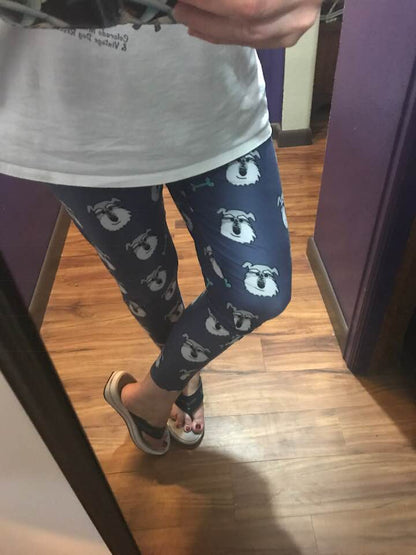 SUPER CLEARANCE Colorado Mini Schnauzer Rescue FUNDRAISER (Exclusive) - High-quality Handcrafted Vibrant Leggings