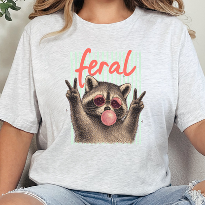 Feral Raccoon Graphic Tee