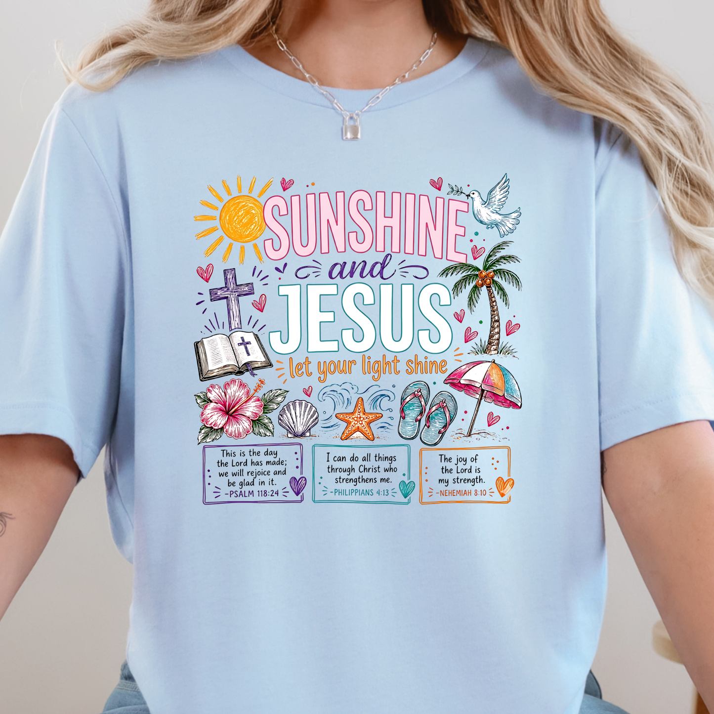 Sunshine and Jesus Graphic Tee