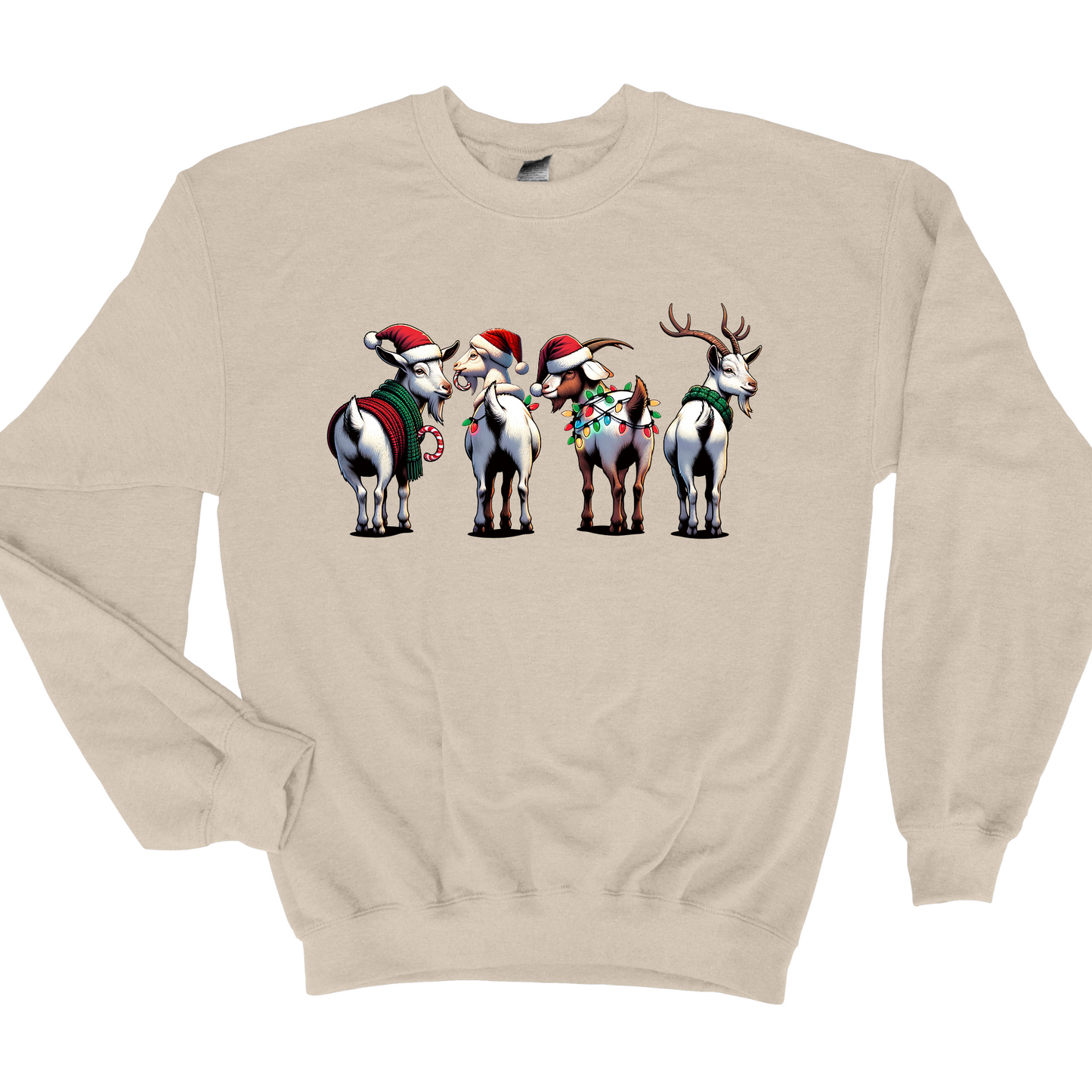 Christmas Goats Graphic Tee