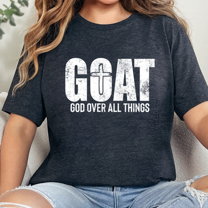GOAT God Over All Things Graphic Tee