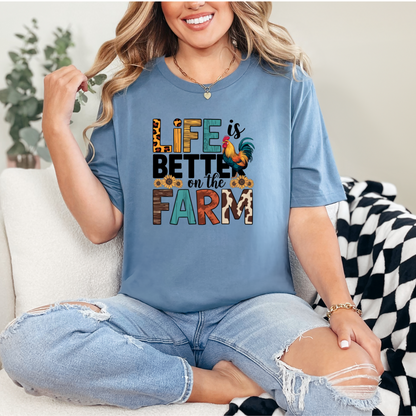 Life is Better Farm Graphic Tee