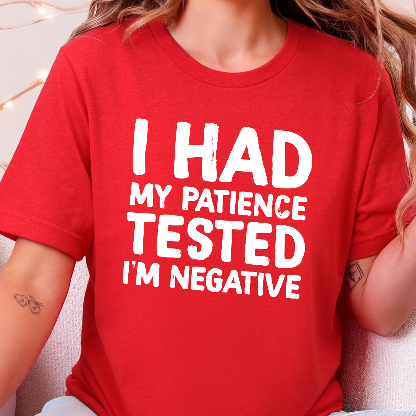 Patience is Negative Graphic Tee