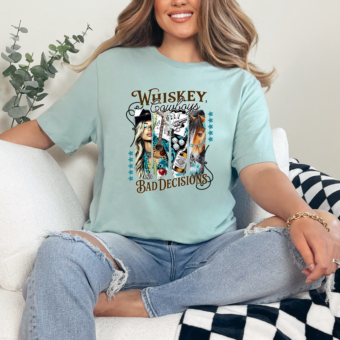 Whiskey Cowboys Graphic Tee