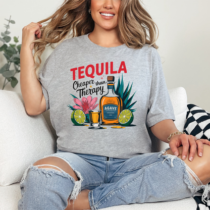 Tequila cheaper than therapy Graphic Tee