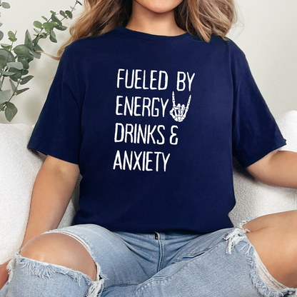 Fueled By Energy Drinks Graphic Tee