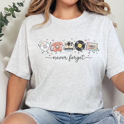 Never Forget Retro Graphic Tee