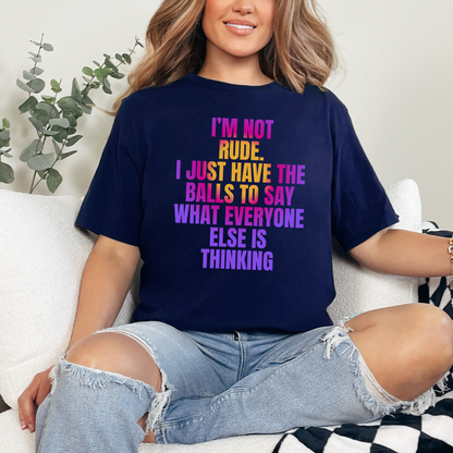 Not Rude Graphic Tee
