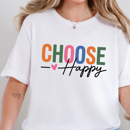 Choose Happy Graphic Tee