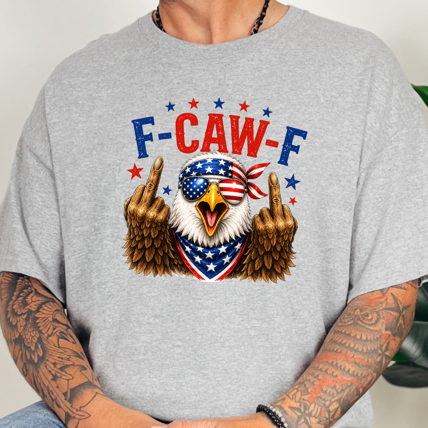 F Caw F Eagle Graphic Tee