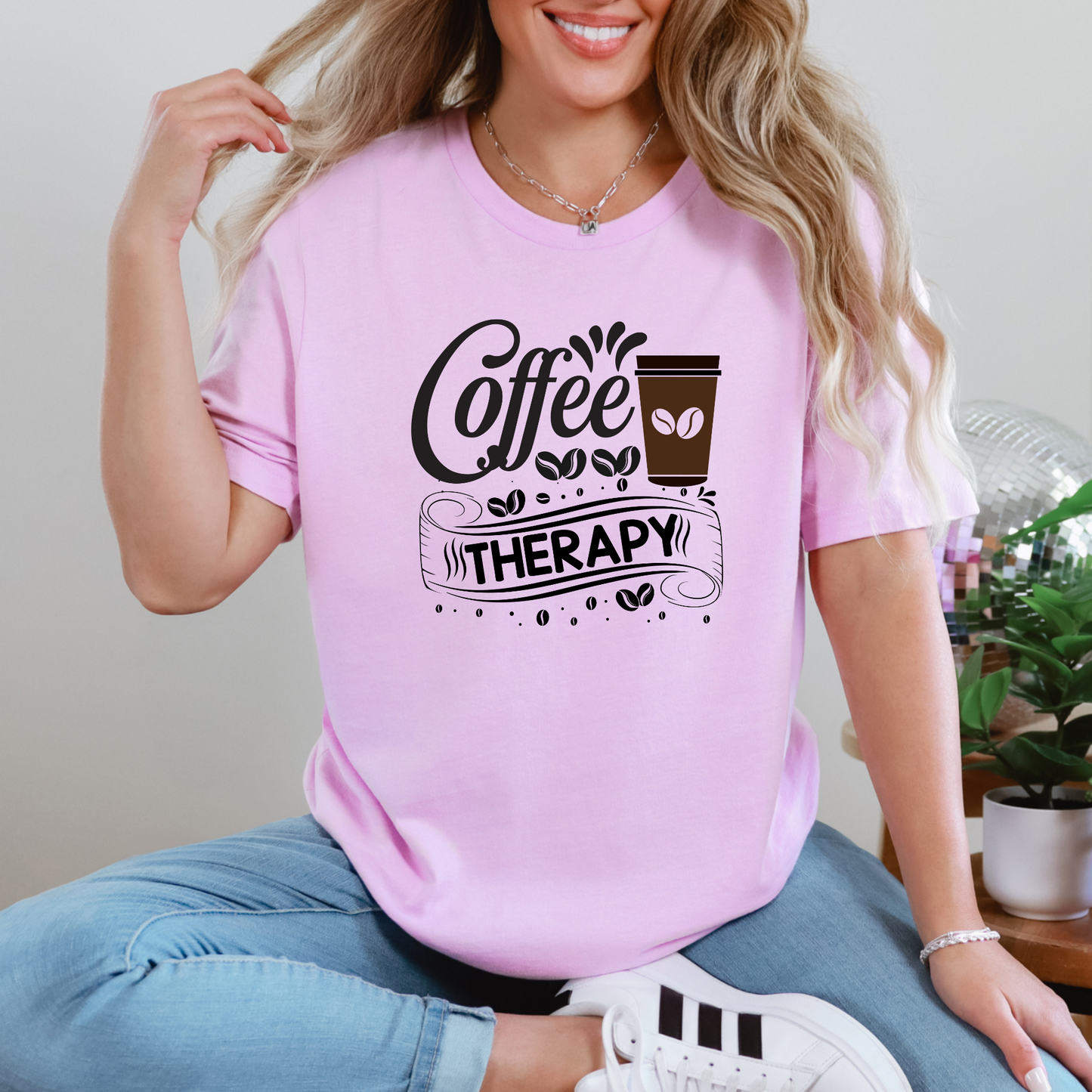 Coffee Therapy Graphic Tee