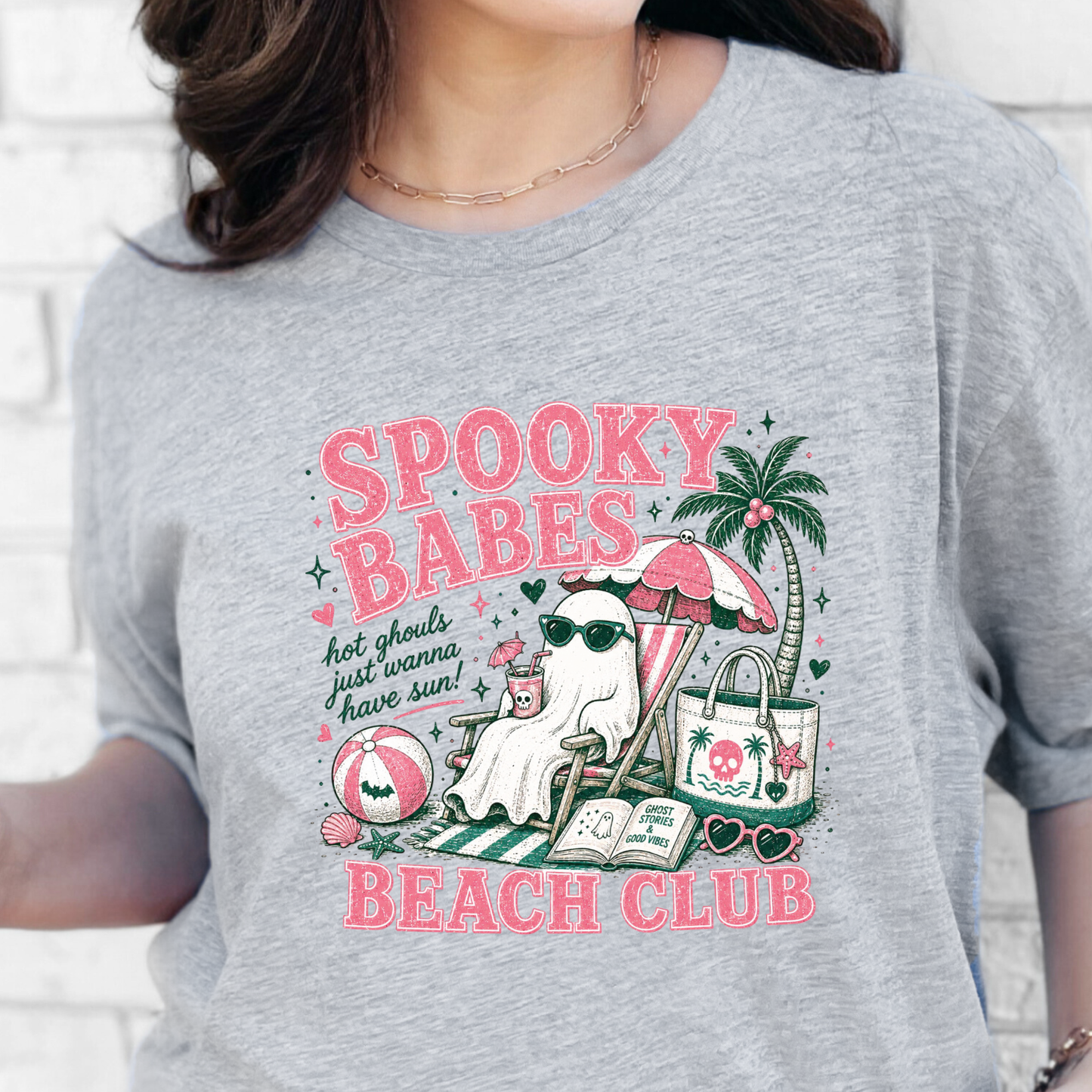 Spooky Babes Beach Club Graphic Tee