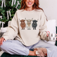 Merry Highland Cows Graphic Tee and Sweatshirt