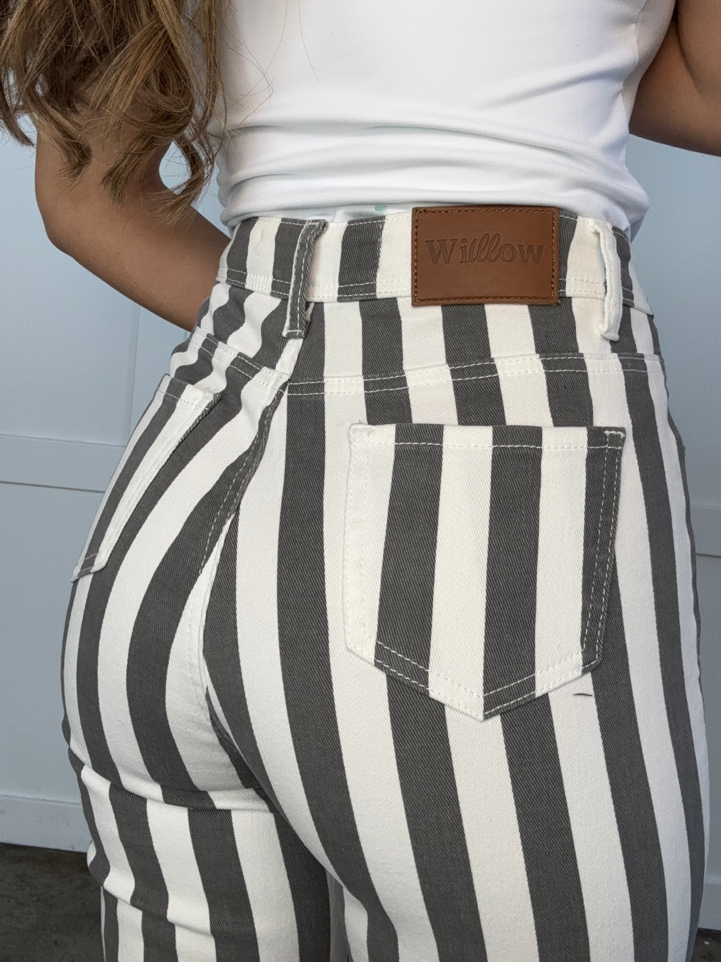 Farrah Broadway Girl Striped Flares