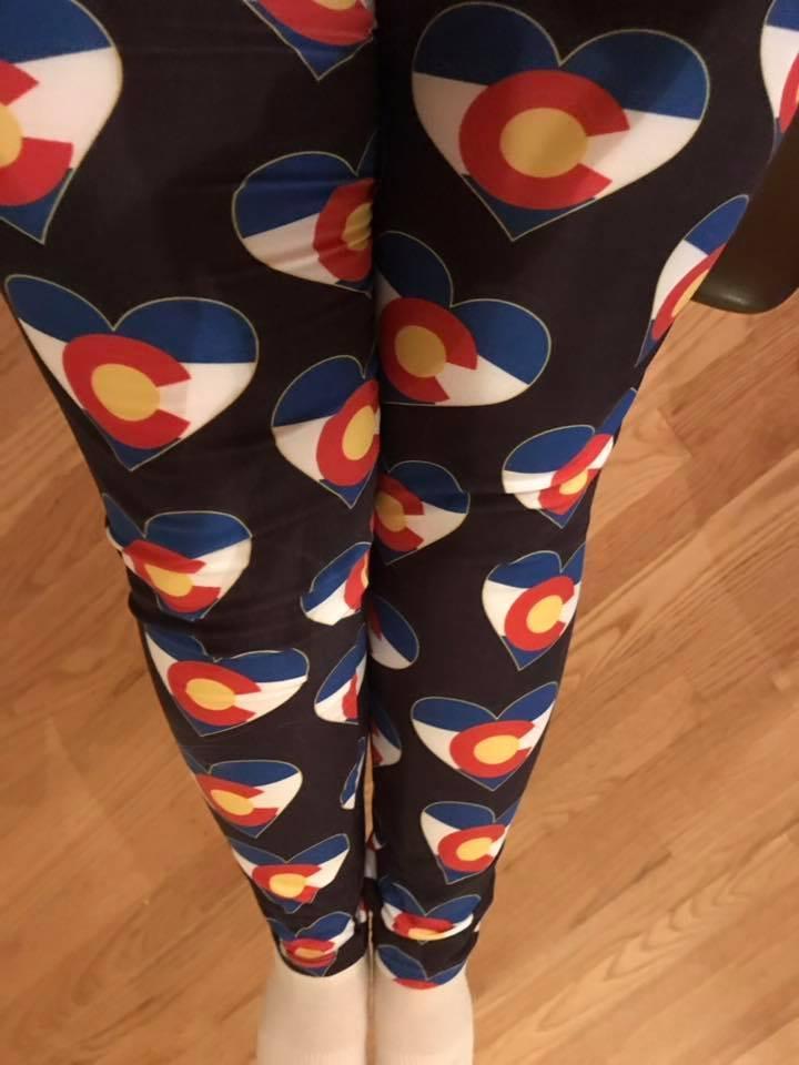 SUPER CLEARANCE Colorado Love (Exclusive) - High-quality Handcrafted Vibrant Leggings