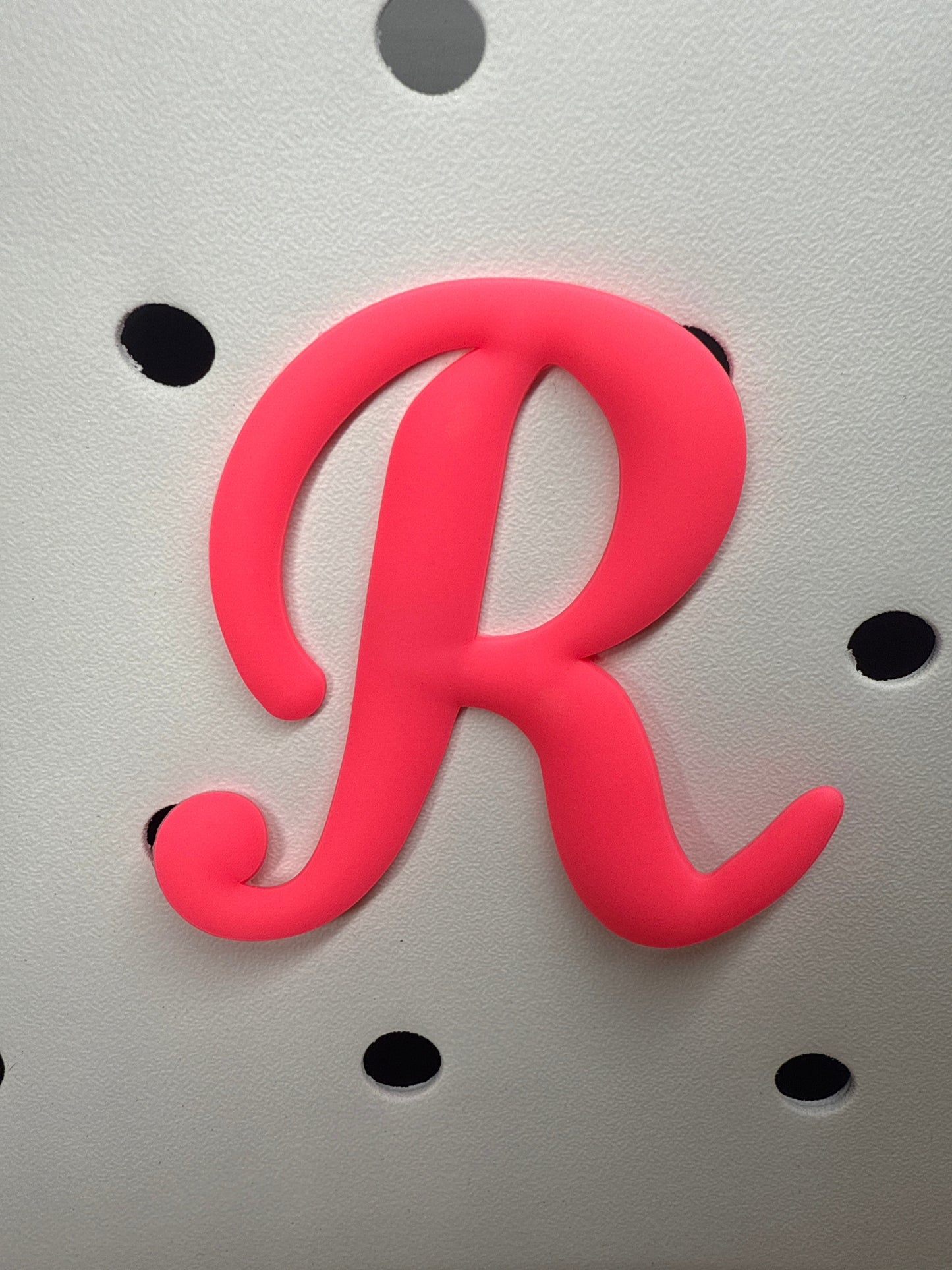 RDBOGGLETS Pink-  Decorative Alphabet Lettering Accessories Compatible with Bogg Bags