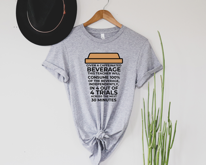 Caffeinated Beverage Graphic Tee
