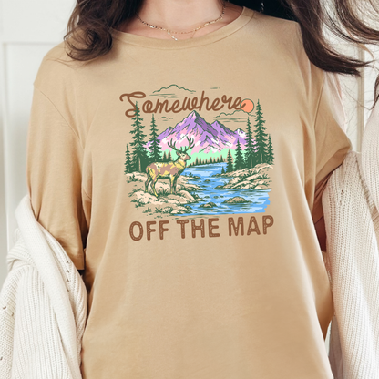 Somewhere Off The Map Graphic Tee