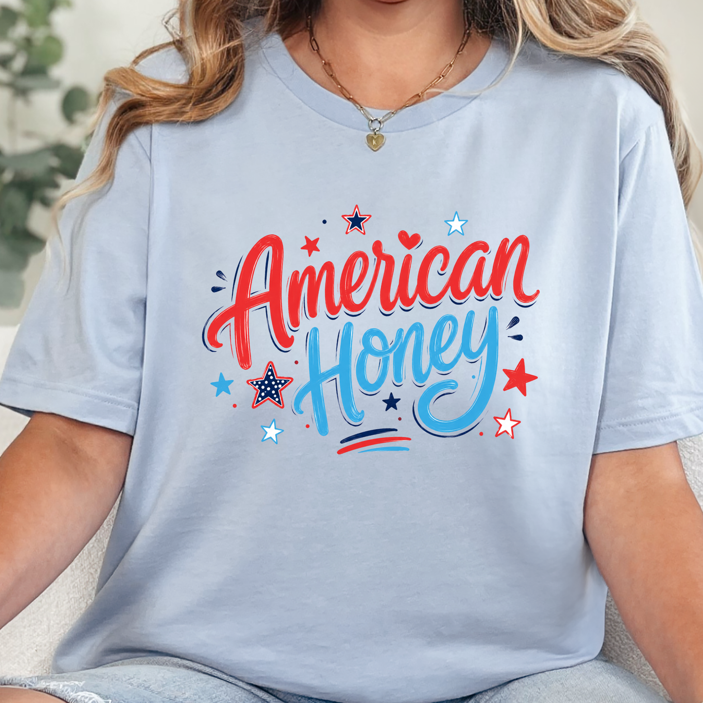 Patriotic American Honey Graphic Tee