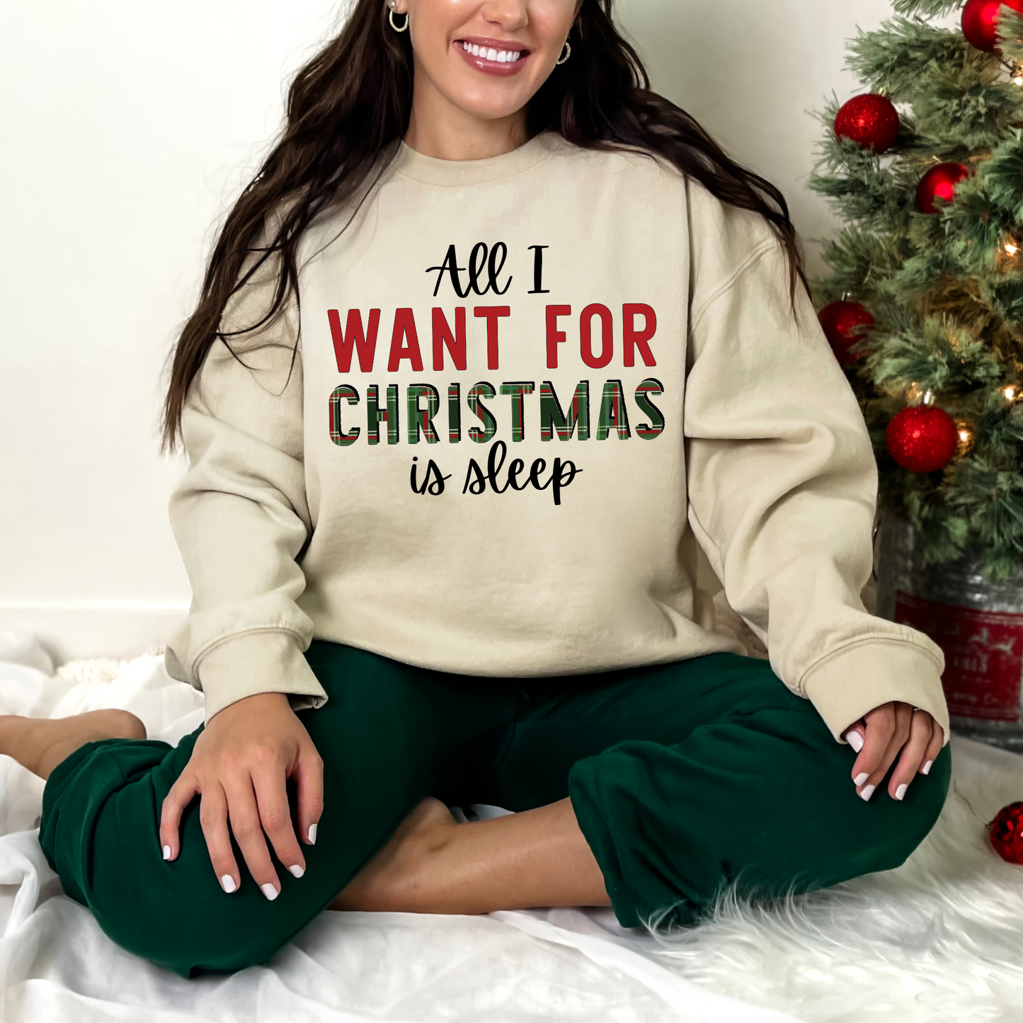 All I want for Christmas is sleep Graphic Tee