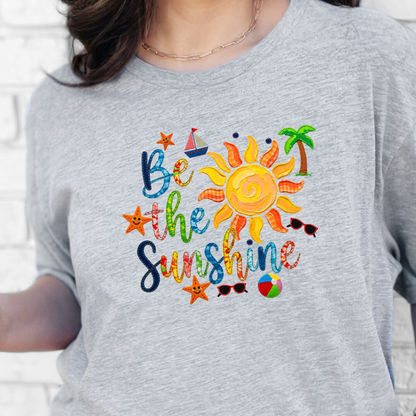 Patchwork Be The Sunshine Graphic Tee