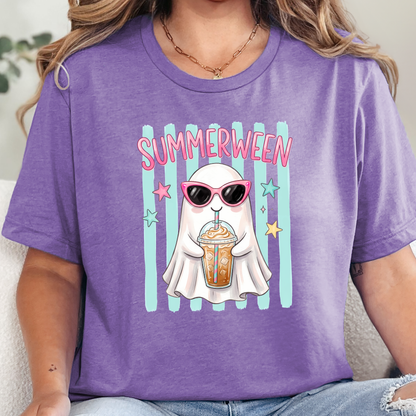 Preppy Summerween Ghost Graphic Tee