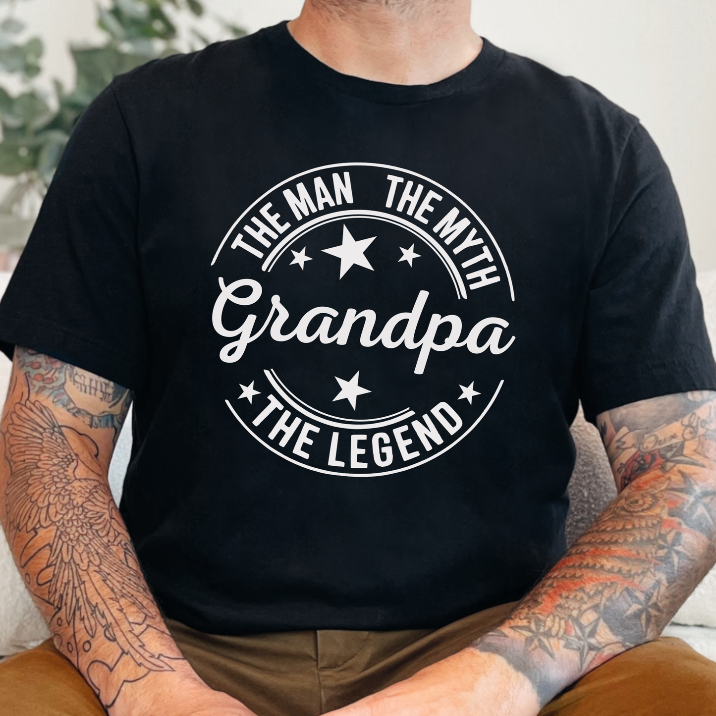 Custom The Man The Myth Graphic Tee