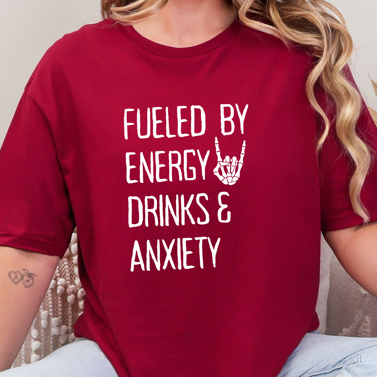 Fueled By Energy Drinks Graphic Tee