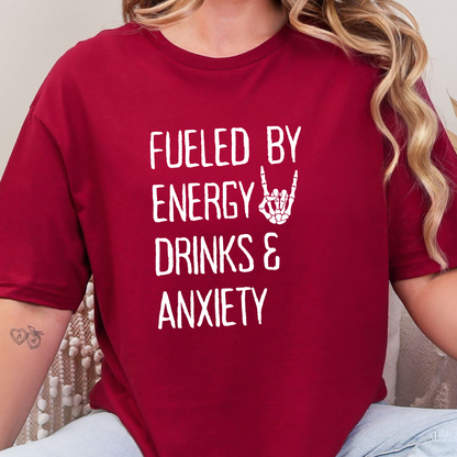 Fueled By Energy Drinks Graphic Tee