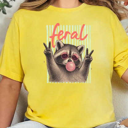 Feral Raccoon Graphic Tee